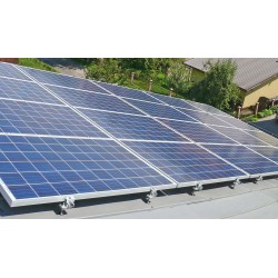 Support en surimposition toiture 2 panneaux sur Tole K2 systems