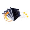 Support de panneau solaire réglable pour toit et mur