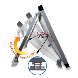 Support de panneau solaire réglable pour toit et mur