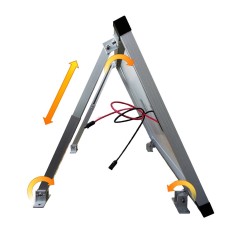 Support de panneau solaire réglable pour toit et mur