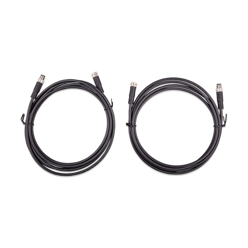 Cable avec M8 circular connector Male/Female 3 pole (pack de 2)