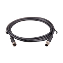 Cable avec M8 circular connector Male/Female 3 pole (pack de 2)