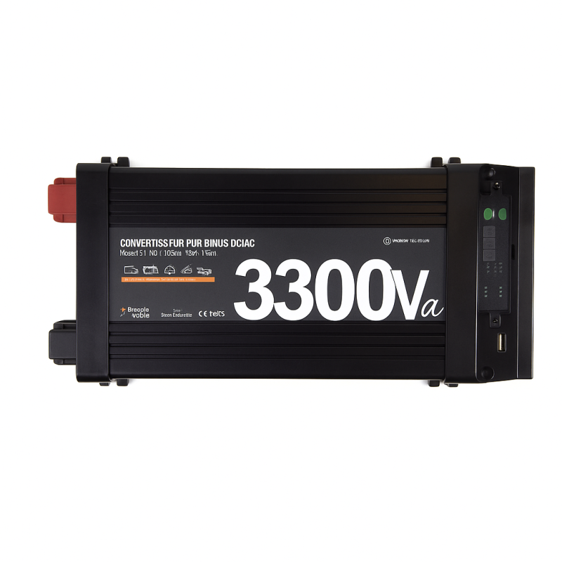 Convertisseur pur sinus 3300VA 12V-230V Energie mobile