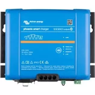 Chargeur de batterie Phoenix Smart IP43 Victron 50A 12V 3 sorties