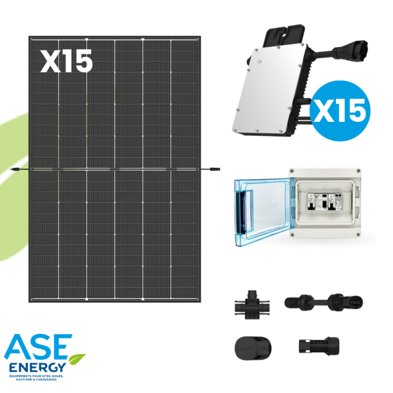 Kit solaire autoconsommation 7500W Hoymiles Monophasé