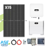 Kit solaire autoconsommation Huawei 7500W avec stockage Monophasé
