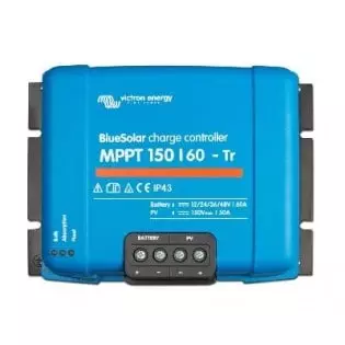 Régulateur solaire MPPT 60A 12/24/48V Victron Bluesolar 150/60-Tr