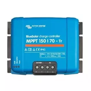 Régulateur solaire MPPT 70A 12V/24V/48V Victron Bluesolar 150/70-Tr