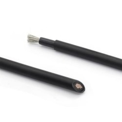 Câble solaire 1x6mm2 Noir