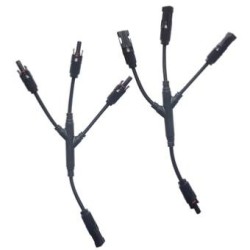 Connecteur solaire parallèle 3 panneaux