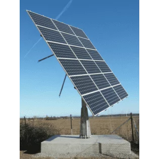 Tracker solaire 2 axes pour 4 panneaux solaires - MONKITSOLAIRE