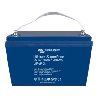 Batterie Lithium 50Ah 24V Superpack Victron Bms intégré
