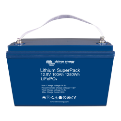Batterie Lithium 100Ah 12V Superpack Victron Bms intégré