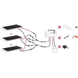 Connecteur solaire parallèle 3 panneaux