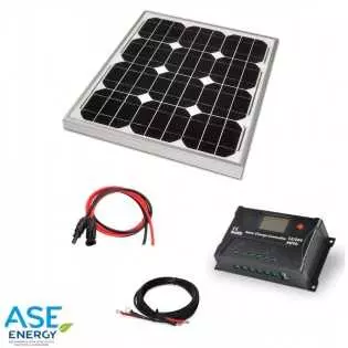 Kit solaire maintien de charge ou autonome 20 à 50W 12V