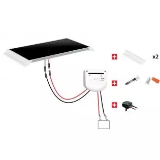 Kit solaire 150W 12V back-contact camping-car Uniteck