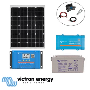 Kit solaire Autonome 1800W + convertisseur 230V