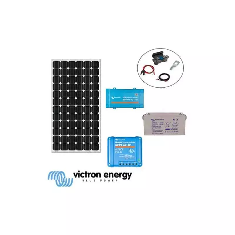 Kit solaire Victron Energy 140W 12V 230V autonome et personnalisable