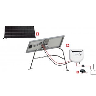 Kit solaire complet pompage 12 Volts 100 Watts