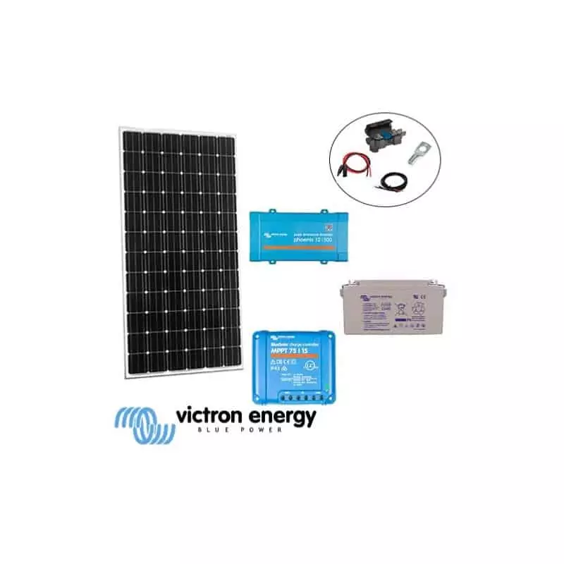 Kit solaire 215W 24V 230V Victron pour site autonome