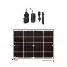 Kit Pompe solaire 12 et 24V 750l/h + Panneau solaire 10W