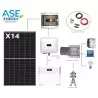 Kit solaire autoconsommation Huawei 5950W avec stockage