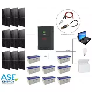 Kit solaire autonome 3825W 48V-230V easyconnect