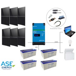 Kit solaire autonome 2550W 48V-230V easysolar