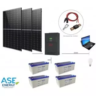Kit solaire autonome 1275W 48V-230V easyconnect