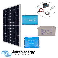 Kit solaire 305W 12V 230V Victron pour site autonome