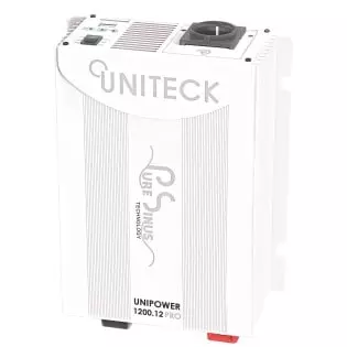 Transformateur / Convertisseur de tension Pur Sinus 1200W 12/24V-230V Uniteck