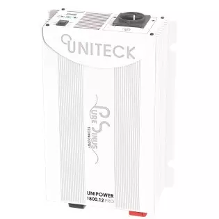 Transformateur / Convertisseur de tension Pur Sinus 1800W 12/24V-230V Uniteck
