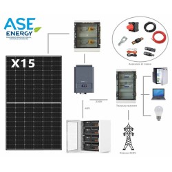 Kit solaire autoconsommation 6375W Imeon 9.12 évolutif