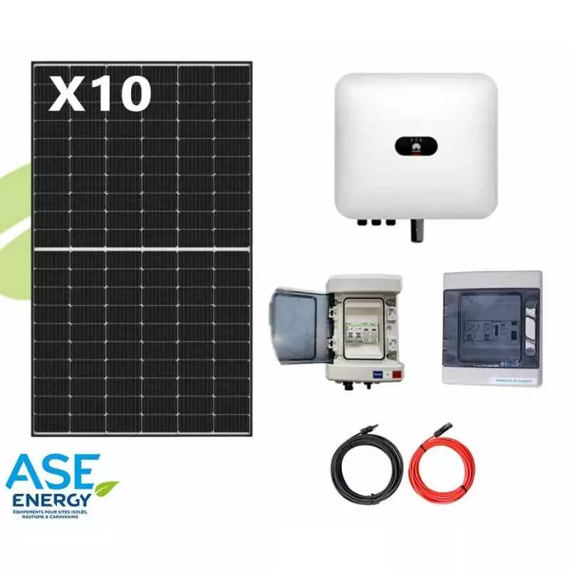 Kit solaire autoconsommation 4250W onduleur central Huawei