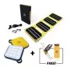 Kit solaire chargeur 6,5W USB et éclairage
