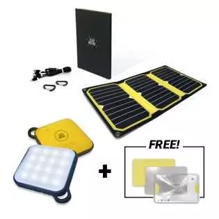 Kit solaire chargeur USB et éclairage 16W
