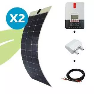 Kit solaire complet bluetooth 300WC - CAMPING-CAR - Acontre-courant