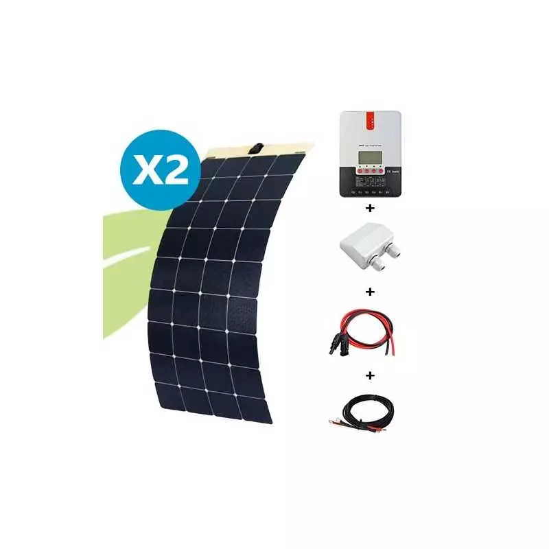 Kit Solaire 110W 12V - Énergie propre pour bateaux et camping-cars