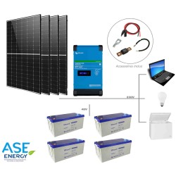 Kit solaire autonome 1700W 24V-230V easysolar