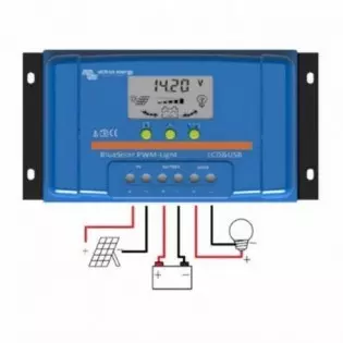 Régulateur Solaire PWM 12V/24V Avec écran LCD - 10A/20A/30A - Double Entrée Panneau + USB - Pour Batteries Plomb