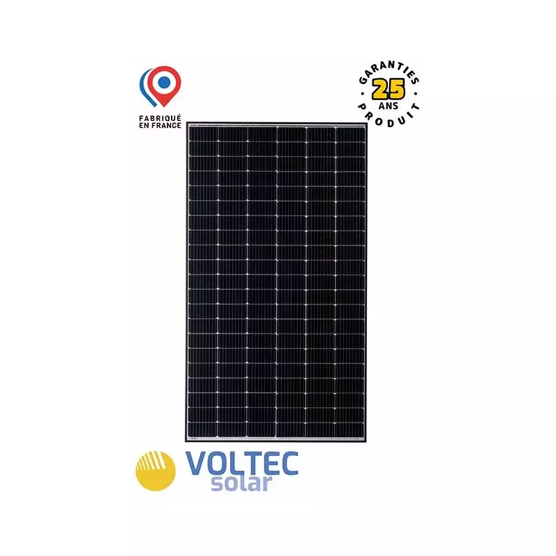 Panneau solaire Voltec 395W 24V 16A monocristallin half cut