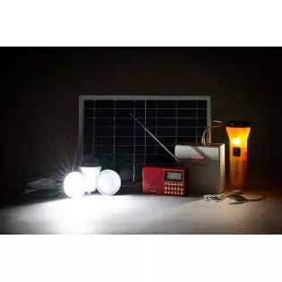 Kit solaire éclairage et charge USB