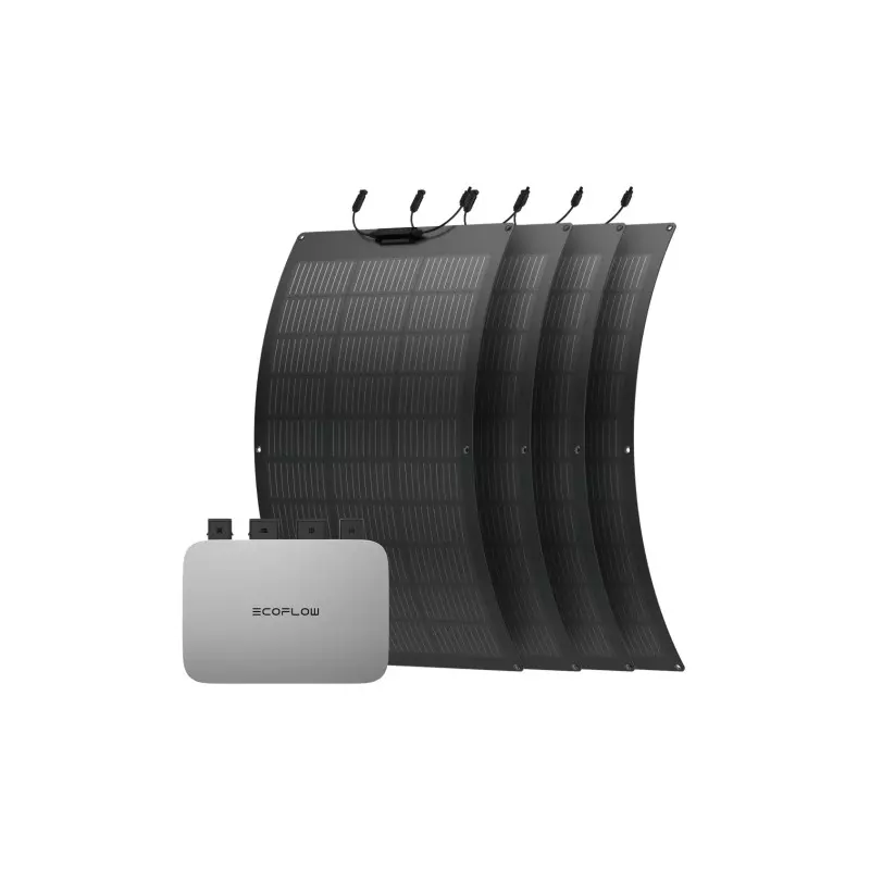 Kit solaire flexible 400W pour balcon EcoFlow PowerStream