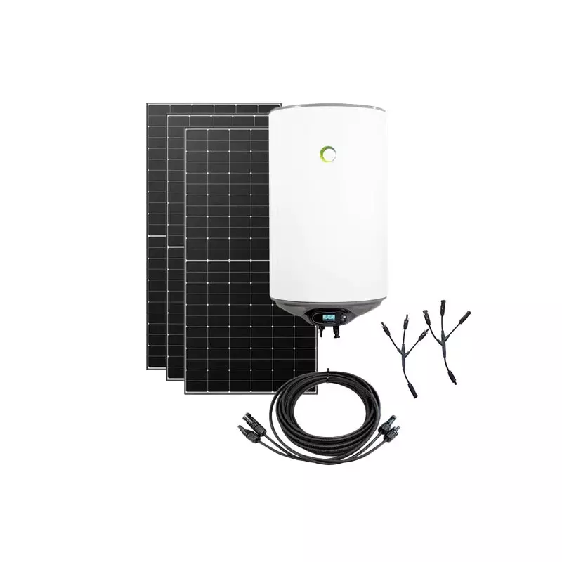 Kit solaire chauffe-eau photovoltaïque 80L Hybride 1230Wc