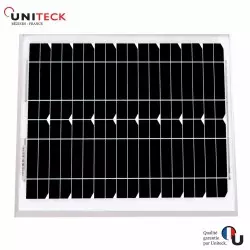 Mini panneau solaire Uniteck 10W 12V monocristallin