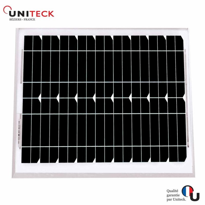 Panneau solaire 10W 24V monocristalin Uniteck