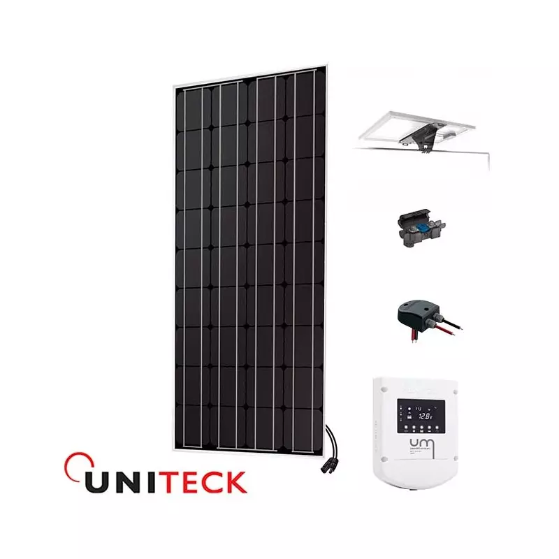Kit solaire bateau 100W 12V Uniteck inclinable