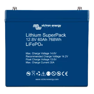 Batterie Lithium 60Ah 12V Superpack Victron Bms intégré
