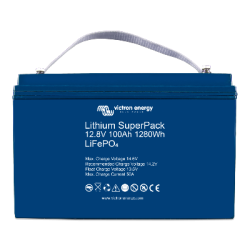 Batterie Lithium 100Ah 12V Superpack Victron Bms intégré