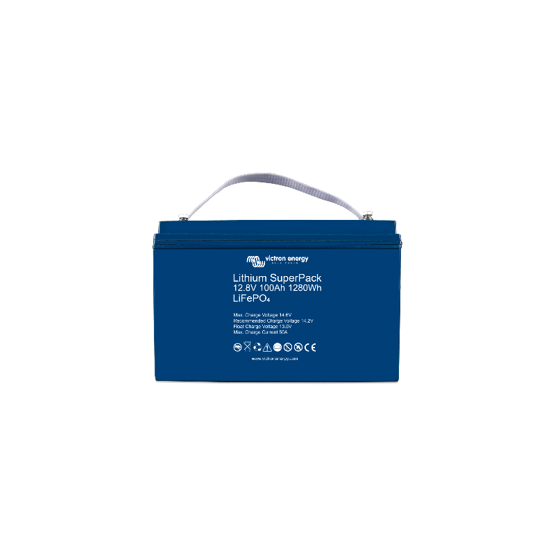Batterie Lithium 100Ah 12V Superpack Victron Bms intégré